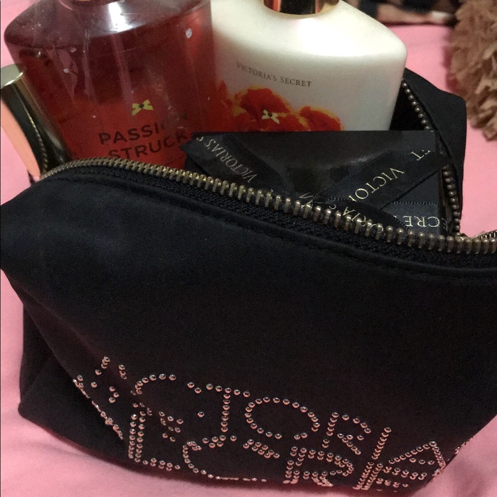 Makeup bag, Fragrance & Matching Lotion.